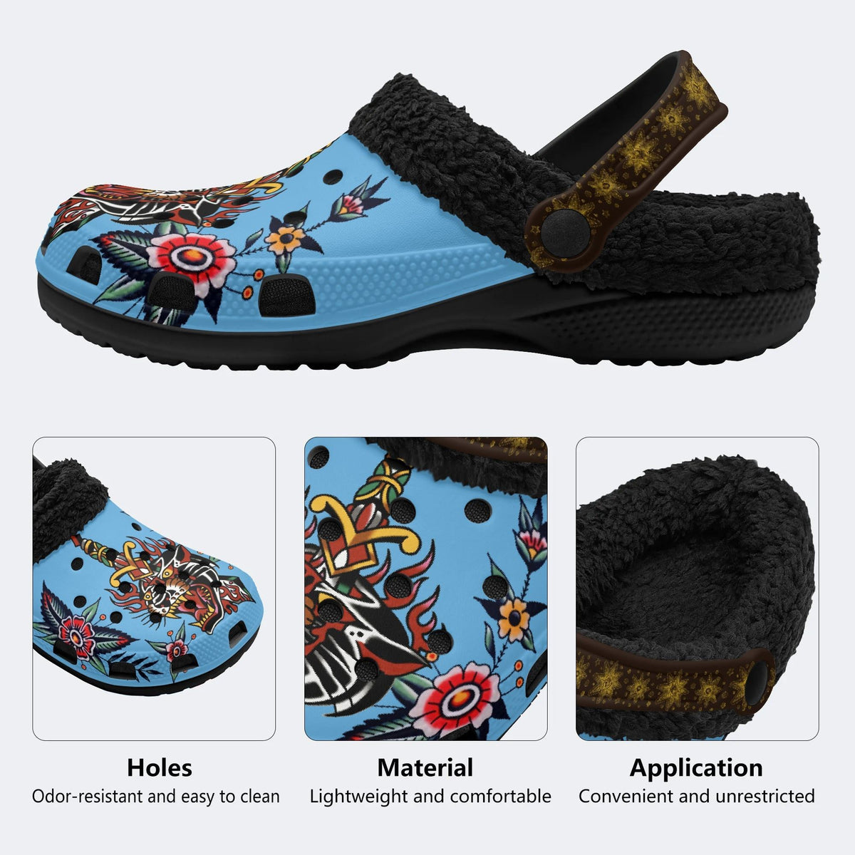 Wild And Fearless - Fur Lined Slippers/Sandals