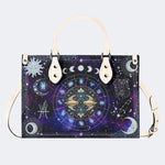 Pisces Starry Sky - Leather Handbag