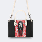 Horror Ghostface Print - Leather Handbag