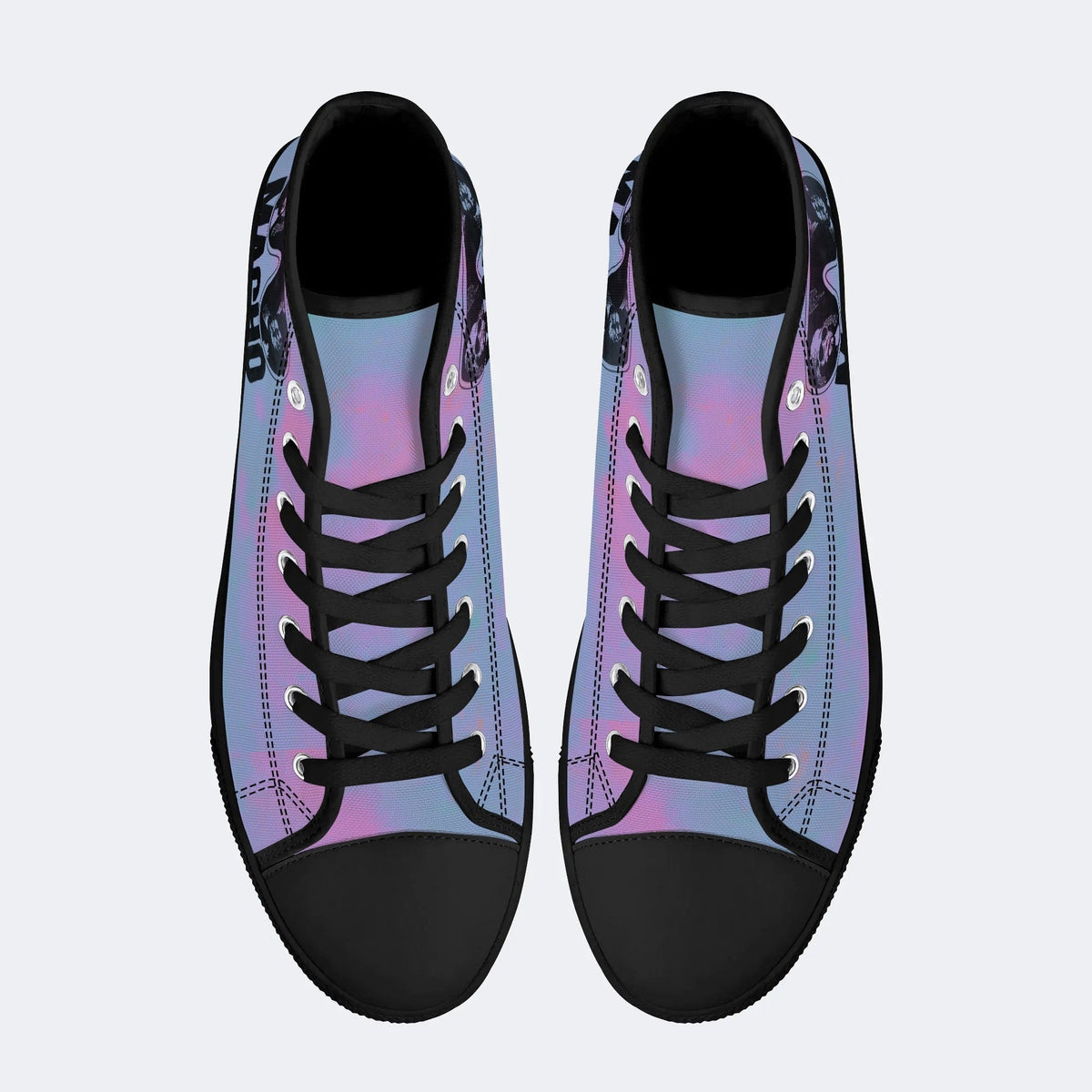 Macho Man Retro Unisex Print - High Top Canvas