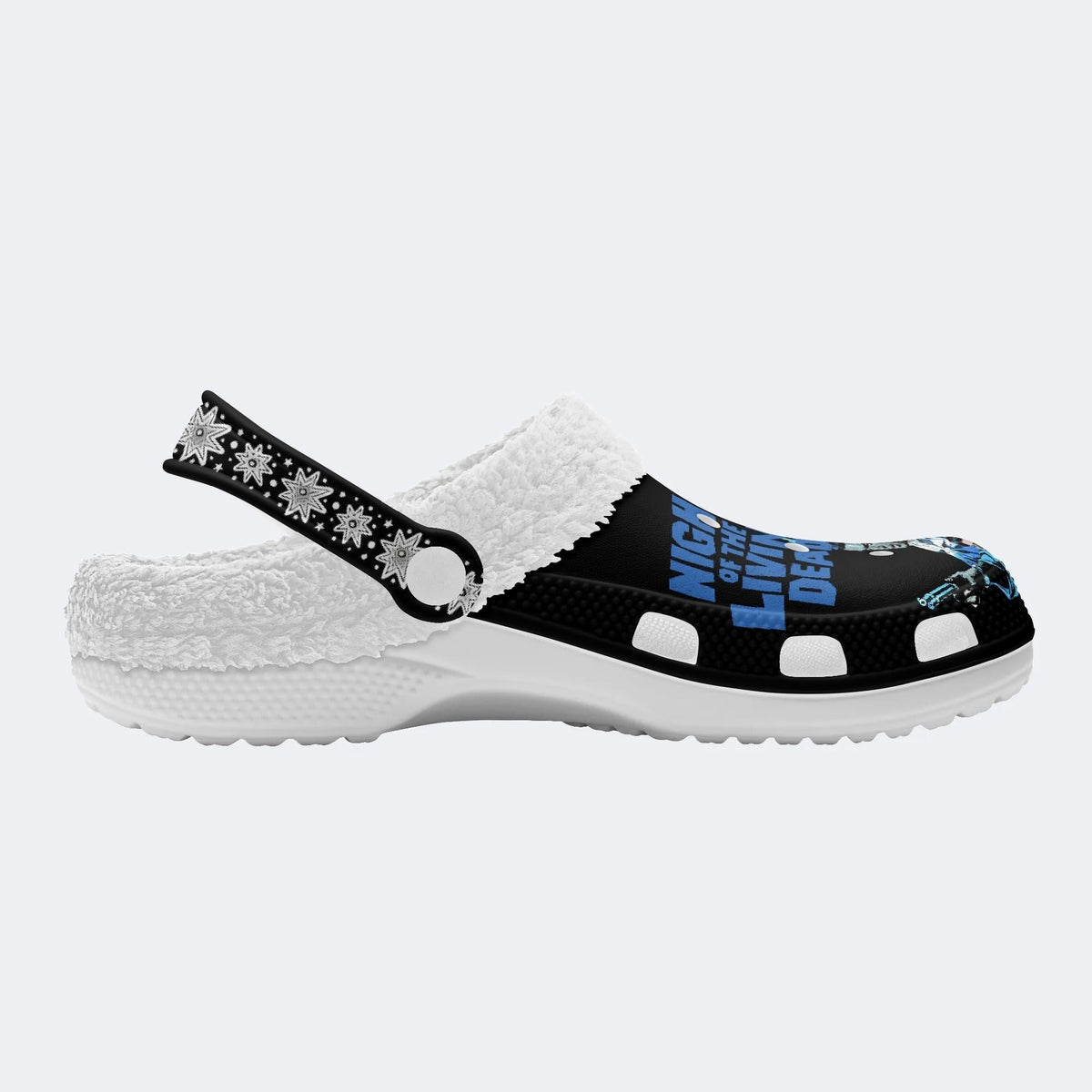 Night Of The Living Dead - Fur Lined Slippers/Sandals