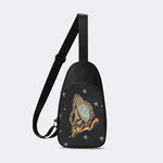 Good Luck&Roses Print - Chest Bag