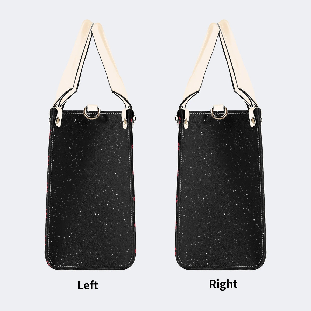 Horror Ghostface Print - Leather Handbag