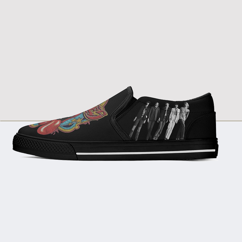 Queen Print Slip On Shoes