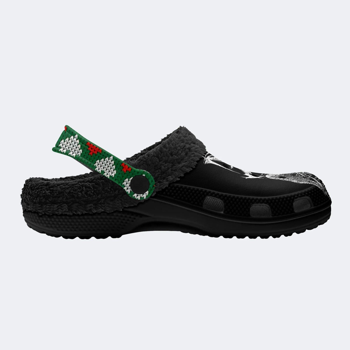 Melodic Death Metal Print - Fur Lined Slippers