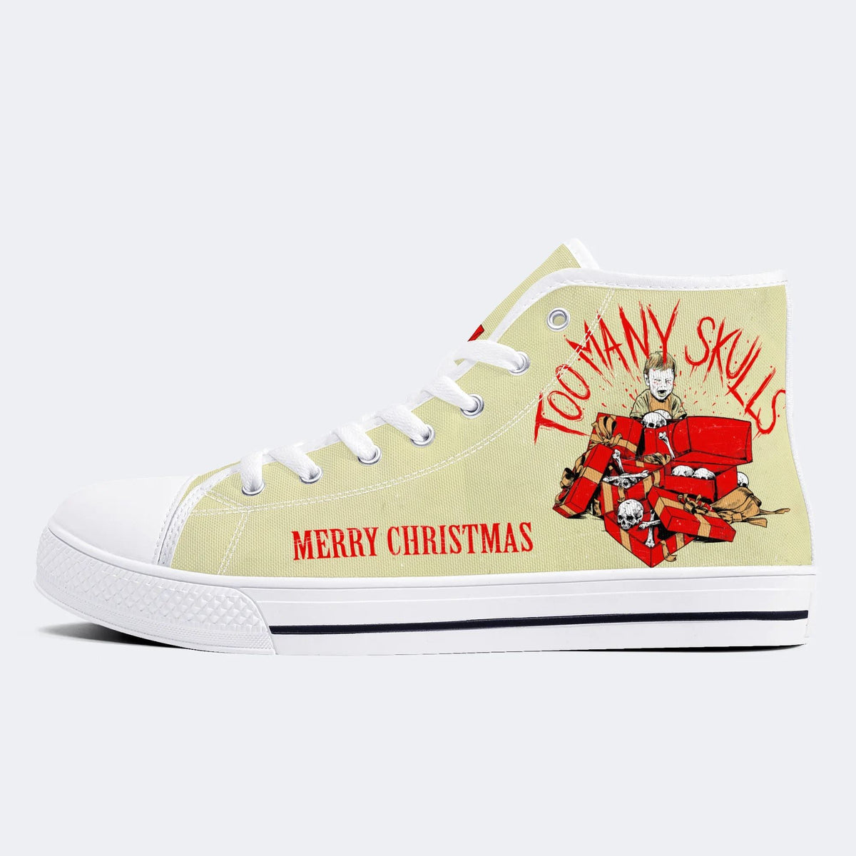 Too Many Skulls - High Top Canvas