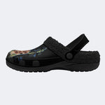 The Return of the Living Dead Print - Fur Lined Slippers/Sandals