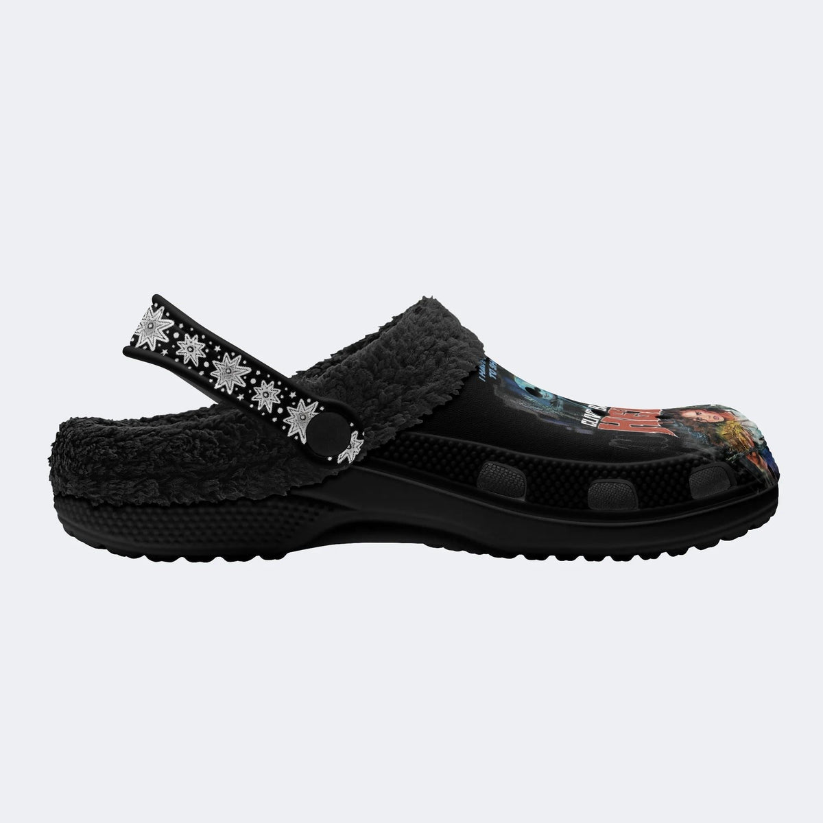 We Have Such Sights To Show You - Fur Lined Slippers/Sandals