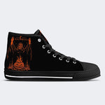 Unisex Halloween Horror Skull Print - High Top Canvas
