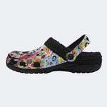 Unisex Horror Terrifier Print - Fur Lined Slippers/Sandals