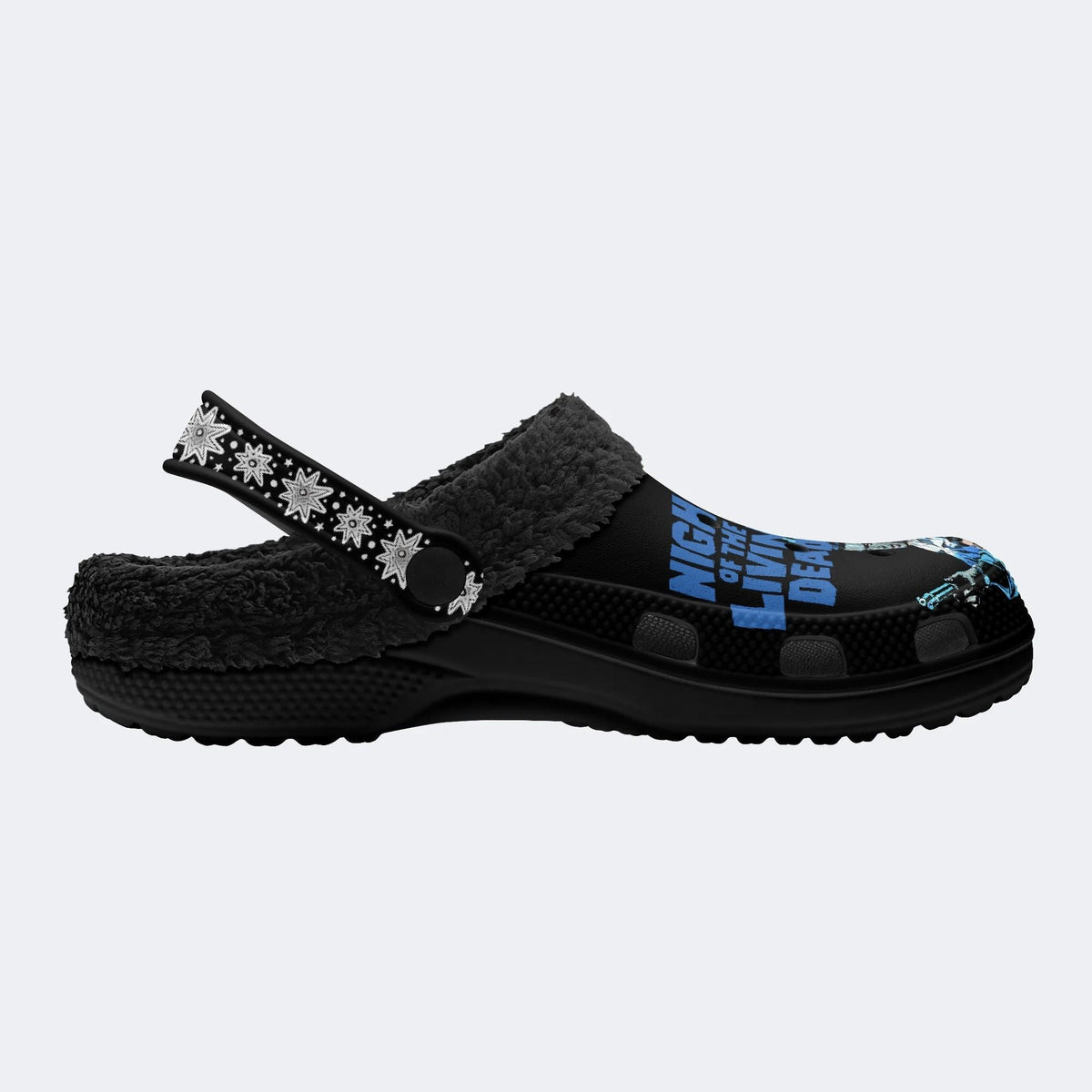 Night Of The Living Dead - Fur Lined Slippers/Sandals