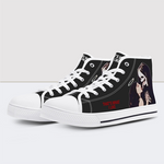 Kisses That Kill High Top Canvas Shoes For Men