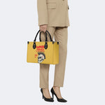 Rancid Skull Print - Leather Handbag