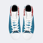 Quint's Shark Fishing Jaws Retro - High Top Canvas
