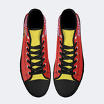 Shredded Bubble Gum Unisex Classic - High Top Canvas