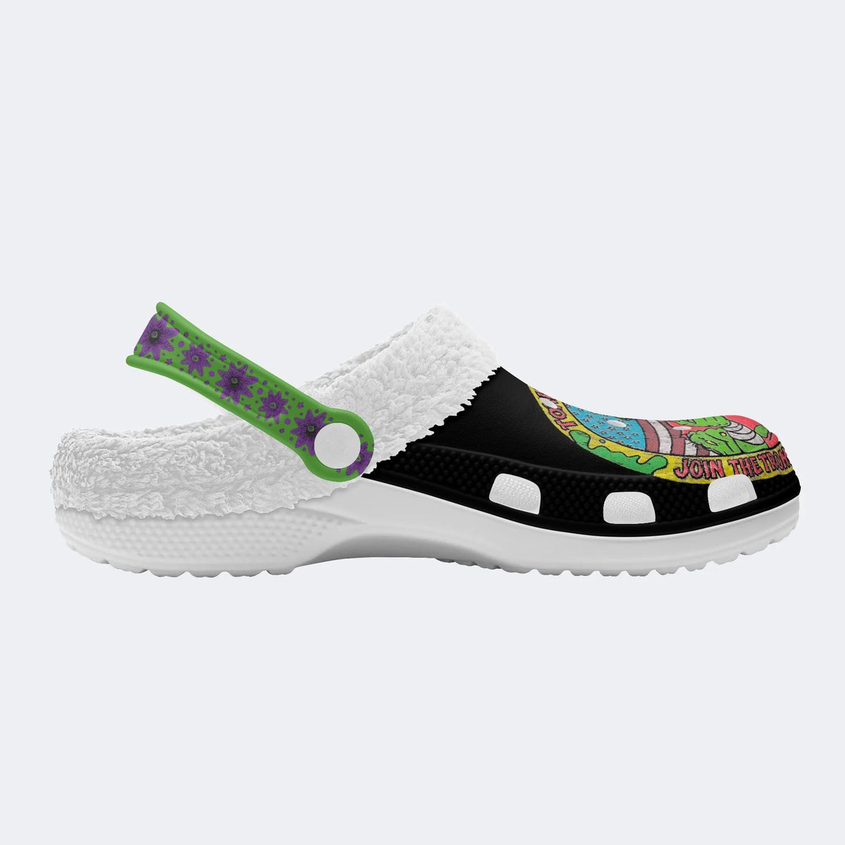 Join The Tromaville Clean Up Crew - Fur Lined Slippers/Sandals