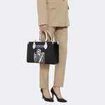 Horror Ghostface Print - Leather Handbag