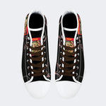 Unisex Girl Hunt Print - High Top Canvas