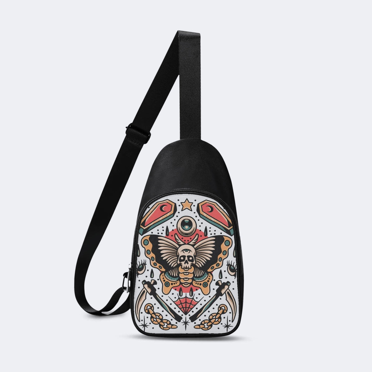 Vintage Death Moth Art Print - Chest Bag