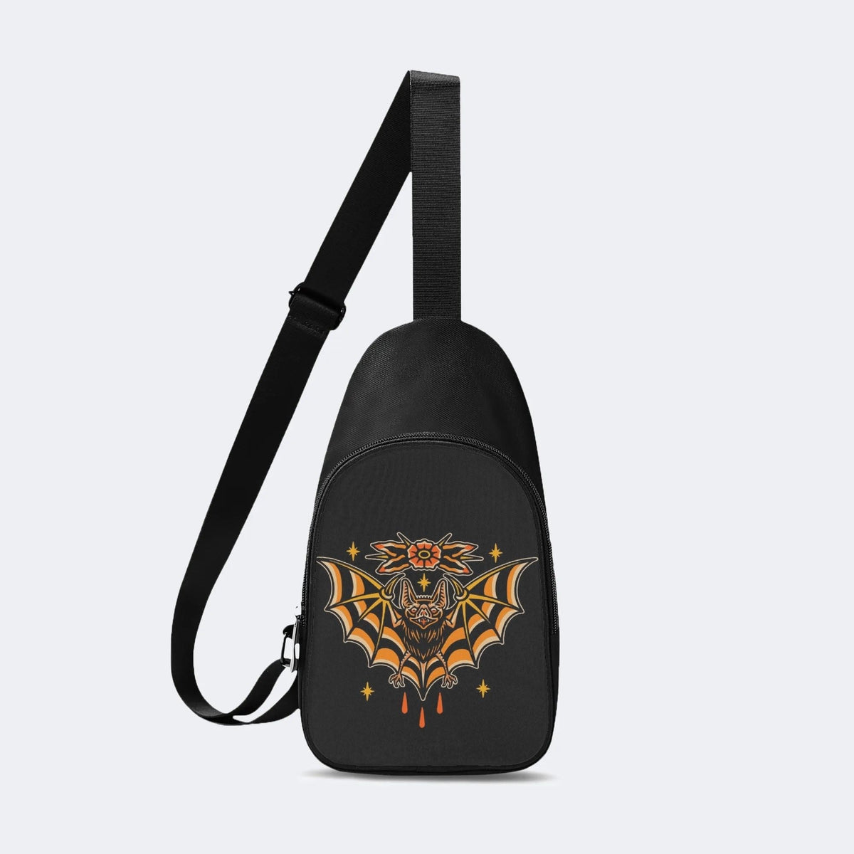 Traditional Bats Print - Chest Bag
